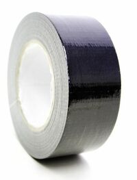 SquareTAPE Gaffer Tape glänzend, schwarz 50mm x 50